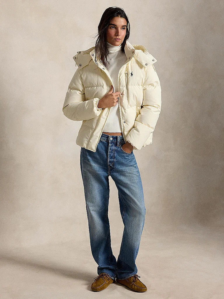 Vêtements Polo Ralph Lauren Doudoune en duvet 211B17285 pour Femme - vue 3